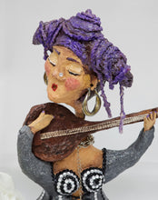 Load image into Gallery viewer, Paper mache Musician Woman Home Decor Sculpture Art