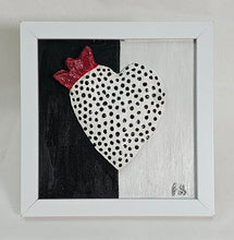 Load image into Gallery viewer, Valentine's Day Original Paper Mache ''Love Heart '' Art Frame