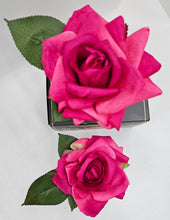 Load image into Gallery viewer, COTE NOIRE PERFUMED NATURAL TOUCH SINGLE ROSE - clear - MAGENTA - GMRB07