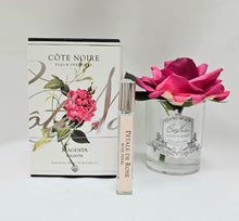 Load image into Gallery viewer, COTE NOIRE PERFUMED NATURAL TOUCH SINGLE ROSE - clear - MAGENTA - GMRB07