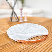 Load image into Gallery viewer, Copper/ Marble Cheese Board