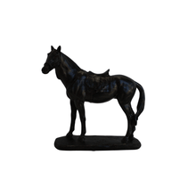 Load image into Gallery viewer, Saddled Racehorse Figurine