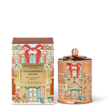 Load image into Gallery viewer, Glasshouse Gingerbread House candle/