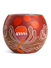 Load image into Gallery viewer, kohliving Aboriginal Banksia Tealight Candle Holder
