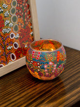 Load image into Gallery viewer, koh living Aboriginal Wild Flowers Tealight Candle Holder