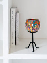 Load image into Gallery viewer, koh living Aboriginal Wild Flowers Tealight Candle Holder