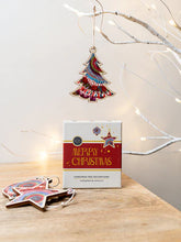 Load image into Gallery viewer, Aboriginal Looking Back 4Pack Christmas Decorations