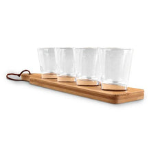 Load image into Gallery viewer, Paddle Board with 4 Shot Glasses