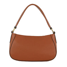 Load image into Gallery viewer, PIERRE CARDIN LADIES LEATHER FLAP OVER BAG - COGNAC