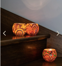 Load image into Gallery viewer, Koh Living Aboriginal Journeys In The Sun Tealight Candle Holder