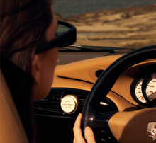 Load image into Gallery viewer, Glasshouse Fragrances White Car Diffuser - A Tahaa Affair with 1 Replacement Scent Disk