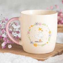 Load image into Gallery viewer, Floral Duck Mug