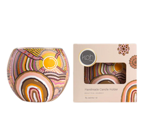 Load image into Gallery viewer, Koh Living Aboriginal Journeys In The Sun Tealight Candle Holder