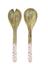 Load image into Gallery viewer, Farrah Mango Wood Salad Servers
