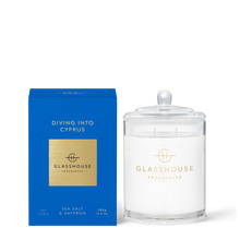 Load image into Gallery viewer, Glasshouse Fragrances Candle Diving Into Cyprus 380g