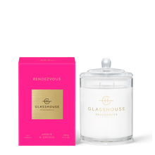 Load image into Gallery viewer, Glasshouse Fragrances Candle Rendezvous 380g