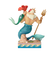 Load image into Gallery viewer, Disney Traditions By Jim Shore - The Little Mermaid Ariel & Triton - Daddy's Little Princess