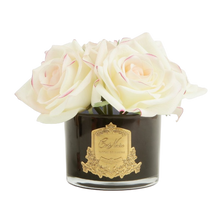 Load image into Gallery viewer, Côte Noire Perfumed Natural Touch 5 Roses in Black - Pink Blush
