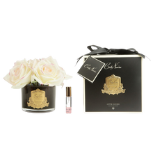 Load image into Gallery viewer, Côte Noire Perfumed Natural Touch 5 Roses in Black - Pink Blush