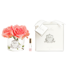 Load image into Gallery viewer, Côte Noire Perfumed Natural Touch 5 Roses in Clear - White Peach