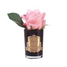 Load image into Gallery viewer, Côte Noire Perfumed Natural Touch Rose Bud in Black - White Peach