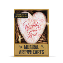 Load image into Gallery viewer, Musical Art Heart - 10cm/4&quot; Happily Ever After Art Heart
