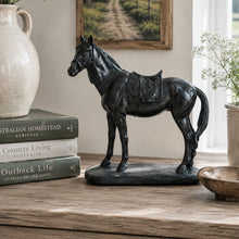 Load image into Gallery viewer, Saddled Racehorse Figurine
