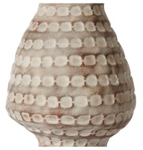 Load image into Gallery viewer, Textured Brown Ceramic Ayden Vase
