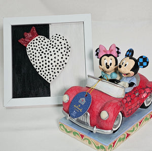 Valentine's Day Original Paper Mache ''Love Heart '' Art Frame