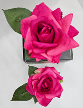 Load image into Gallery viewer, COTE NOIRE PERFUMED NATURAL TOUCH SINGLE ROSE - clear - MAGENTA - GMRB07
