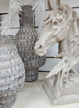 Load image into Gallery viewer, Textured Brown Ceramic Ayden Vase
