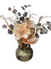 Load image into Gallery viewer, Hammered Squat Bowl w/Lip-Antique Gold
