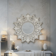 Load image into Gallery viewer, Moulded Fleur Wall Mirror
