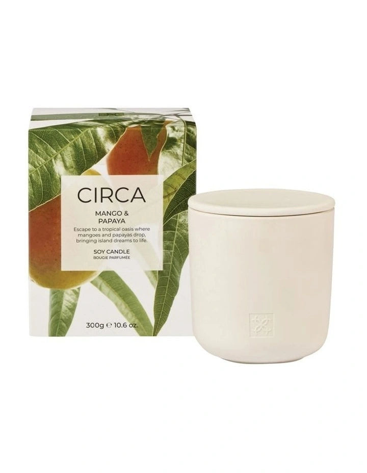 Mango and Papaya Soy Candle/ circa