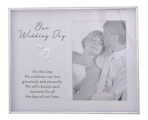 Love Heart Wedding 4X6 Frame