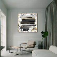 Load image into Gallery viewer, Canvas Brushed Print with Light Natural Frame
