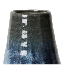 Load image into Gallery viewer, Blue Ceramic Portia Vase -
