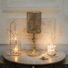 Load image into Gallery viewer, Lustre Tall Stemmed Pillar Candleholder
