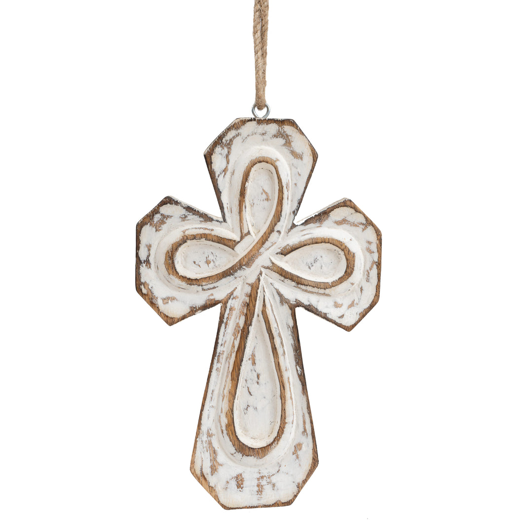 Handcrafted Angle Cross Wall Hanging