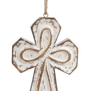 Handcrafted Angle Cross Wall Hanging