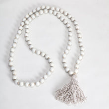 Load image into Gallery viewer, White Mango Wood Bead Garland
