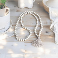 Load image into Gallery viewer, White Mango Wood Bead Garland
