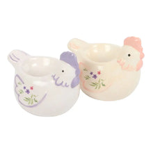 Load image into Gallery viewer, Hen Shaped Set of 2 Egg Cups
