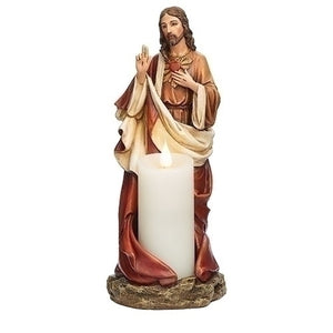 Sacred Heart of Jesus Candle Holder