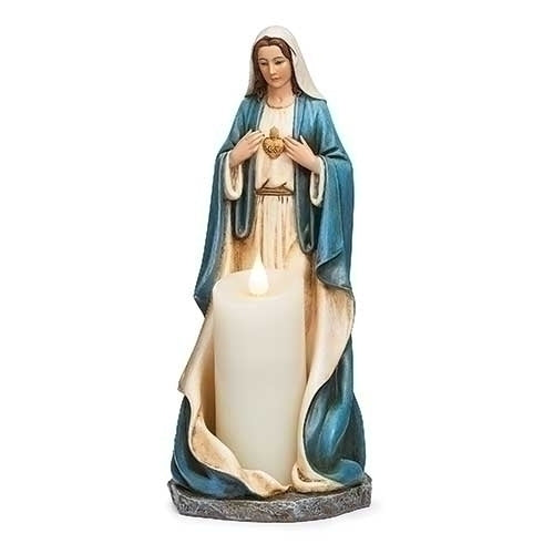 Immaculate Heart of Mary Candle Holder