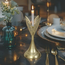Load image into Gallery viewer, Aura Leaves Taper Candleholder
