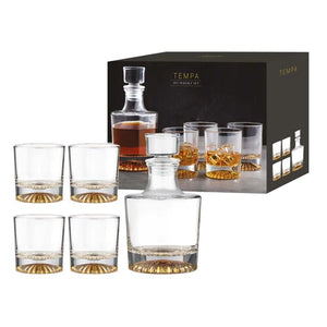 Enzo Gold 5pc Whisky Set
