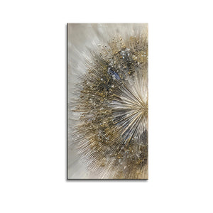 Star Burst/ canvas brush print