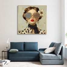 Load image into Gallery viewer, Canvas Brush Print with Light Natural Frame
