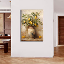 Load image into Gallery viewer, Canvas Brushed Print with Light Natural Frame 50 x 70cm,
